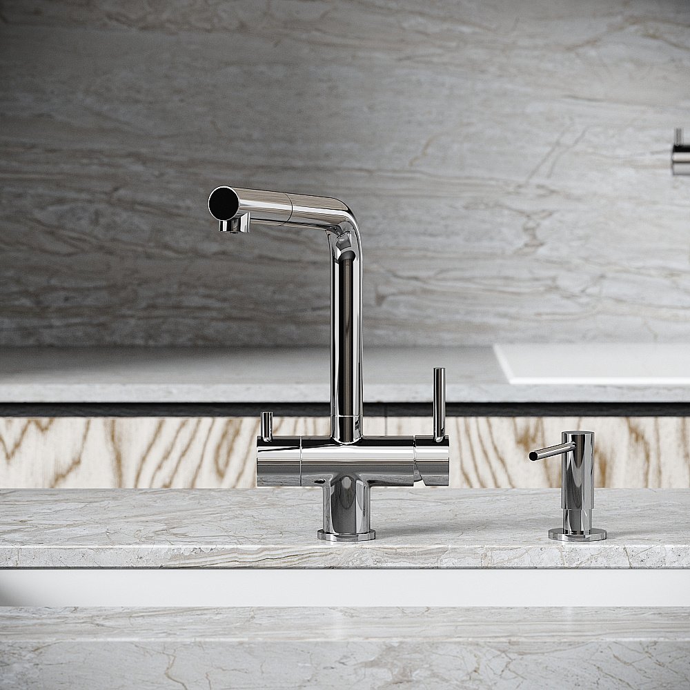 Смеситель для кухни Sancos Spin SC4015CH хром купить в интернет-магазине сантехники Sanbest