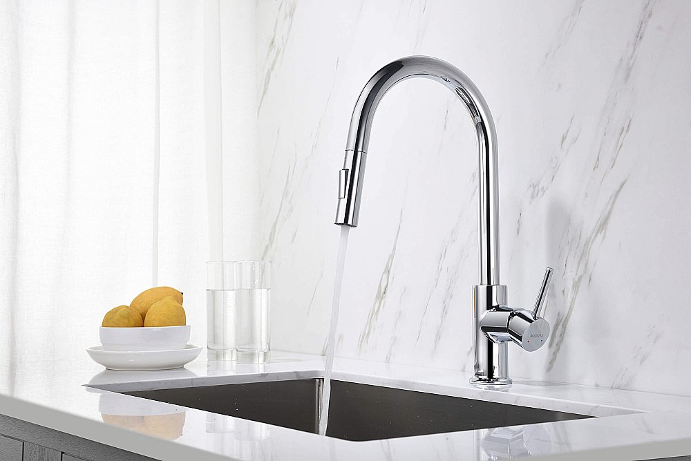 Смеситель для кухни Aquatek Европа AQ1384CR хром купить в интернет-магазине сантехники Sanbest