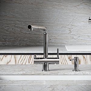 Смеситель для кухни Sancos Spin SC4015CH хром купить в интернет-магазине сантехники Sanbest