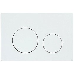 Кнопка для инсталляции Veconi Flush FLV2-W белая глянцевая купить в интернет-магазине сантехники Sanbest