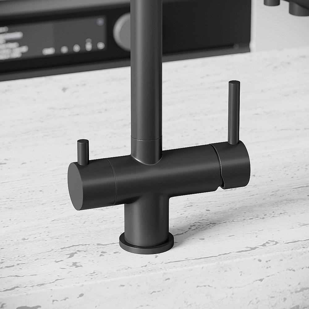 Смеситель для кухни Sancos Foster SC4014MB черный матовый купить в интернет-магазине сантехники Sanbest