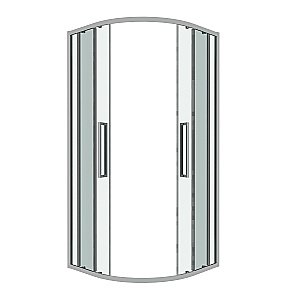 Душевой уголок Grossman Cosmo 301.K33.02.8080.10.00 80x80 стекло прозрачное/профиль хром купить в интернет-магазине Sanbest