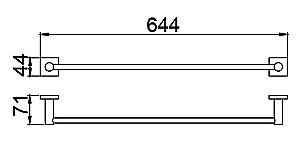 Полотенцедержатель Timo Selene 12053/03 купить в интернет-магазине сантехники Sanbest