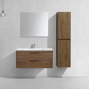 Тумба с раковиной Vincea Chiara 2D 1000 T.Oak для ванной в интернет-магазине Sanbest