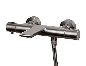 Смеситель для ванны Kaiser Serio 05322-15 вороненая сталь купить в интернет-магазине сантехники Sanbest