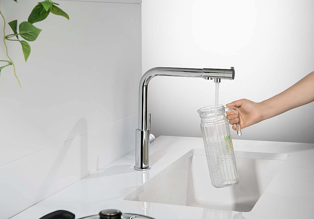 Смеситель для кухни Aquatek Европа AQ1386CR хром купить в интернет-магазине сантехники Sanbest