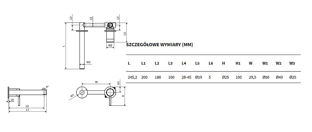 Смеситель для раковины Excellent Pi 1214 белый купить в интернет-магазине сантехники Sanbest