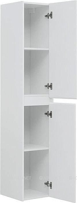 Шкаф-пенал Aquanet Nova Lite 242266 35 белый для ванной в интернет-магазине сантехники Sanbest