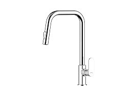 Смеситель для кухни Aquatek Альфа AQ1984CR хром купить в интернет-магазине сантехники Sanbest