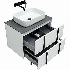 Тумба с раковиной Allen Brau Reality 70 1.32004.WM белый матовый для ванной в интернет-магазине Sanbest