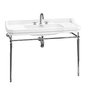 Консоль с раковиной Burlington Edwardian B19 3TH 120 для ванной в интернет-магазине сантехники Sanbest