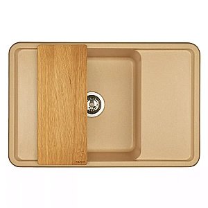 Мойка кухонная Акватон Беллис 78 латте купить в интернет-магазине сантехники Sanbest