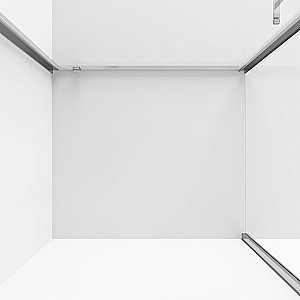 Душевой уголок Niagara Nova NG-66-11A/NG-A90-34 110х90 стекло прозрачное/профиль хром купить в интернет-магазине Sanbest