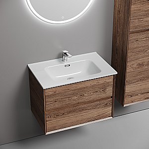 Тумба с раковиной Sancos Marmi 2.0 70 MR2.070ECH дуб чарльстон для ванной в интернет-магазине Sanbest