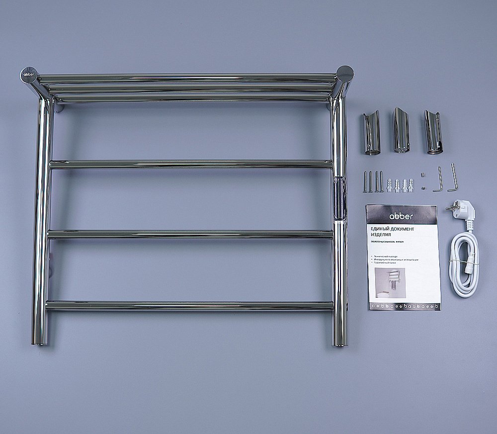 Полотенцесушитель электрический ABBER Standard AH4614 хром купить в интернет-магазине сантехники Sanbest