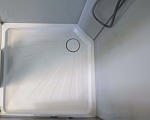 Душевая кабина Cerutti SPA Mimi 90T 90x90 прозрачная/хром купить в интернет-магазине Sanbest