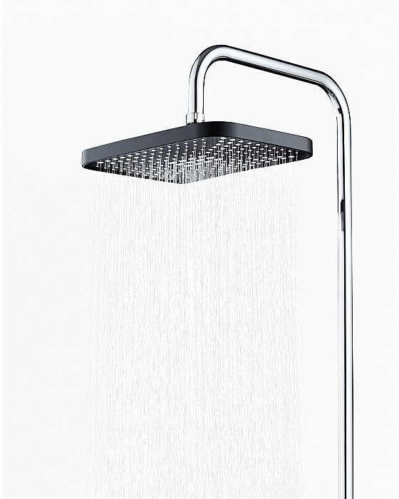 Верхний душ Orange S14TSb черный купить в интернет-магазине сантехники Sanbest