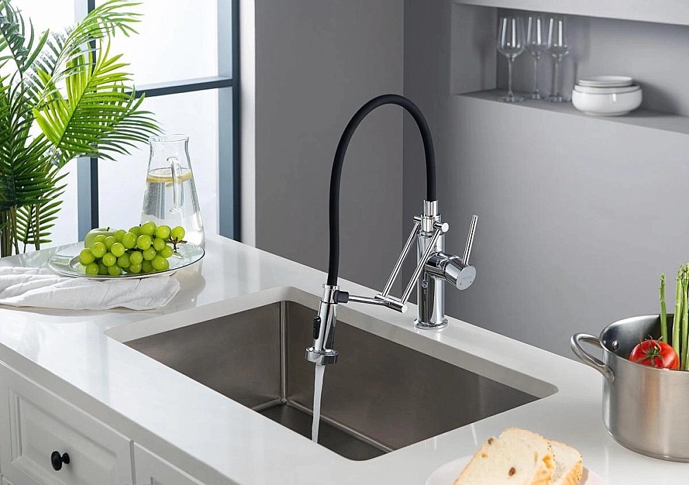 Смеситель для кухни Aquatek Европа AQ1388CR хром купить в интернет-магазине сантехники Sanbest