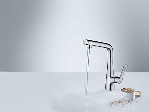 Смеситель для кухни Hansgrohe Metris Select 14883800 купить в интернет-магазине сантехники Sanbest