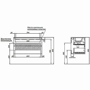 Тумба с раковиной Aquanet Алвита new 90 334187 дуб веллингтон табак для ванной в интернет-магазине Sanbest