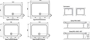Душевой поддон Ravak Galaxy Pro Chrome Gigant 100x80 купить в интернет-магазине Sanbest
