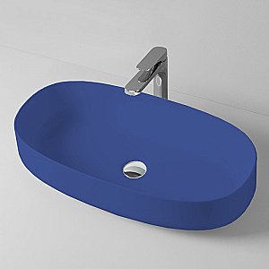 Раковина накладная Artceram Cognac 68 COL005 16 00 Blu Zaffiro купить в интернет-магазине Sanbest