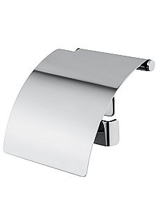 Держатель для туалетной бумаги с крышкой WONZON & WOGHAND LOTTE, Хром (WW-8326) купить в интернет-магазине сантехники Sanbest
