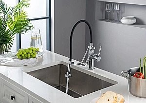 Смеситель для кухни Aquatek Европа AQ1388CR хром купить в интернет-магазине сантехники Sanbest