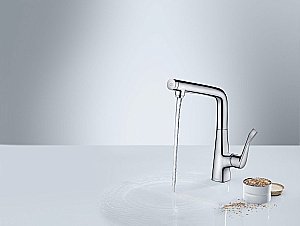 Смеситель для кухни Hansgrohe Metris Select 14883800 купить в интернет-магазине сантехники Sanbest