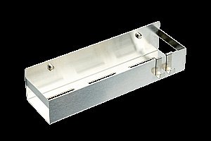 Полка с двумя крючками Boheme Q NIKEL BRUSH 10965-NB никель купить в интернет-магазине сантехники Sanbest