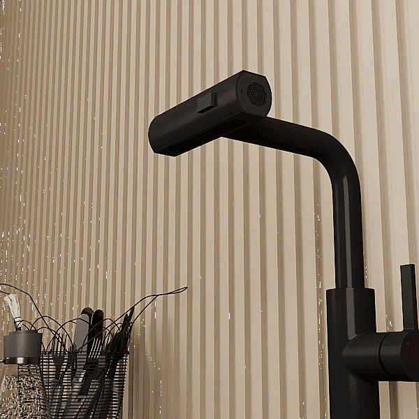 Смеситель для кухни Rush Tinos TI3732-18Black черный матовый купить в интернет-магазине сантехники Sanbest