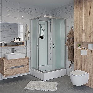 Душевая кабина Niagara Classic NG-33974-14QBKTG 90x70 с гидромассажем купить в интернет-магазине Sanbest