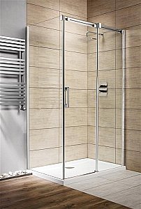 Душевой уголок Radaway Espera KDJ 140x80 стекло прозрачное/профиль хром купить в интернет-магазине Sanbest