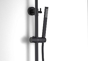 Душевая система Aquatek ЛИРА AQ2440MB черная матовая купить в интернет-магазине сантехники Sanbest