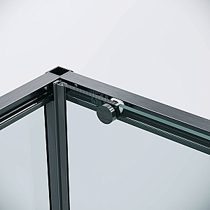 Душевой уголок Grossman Galaxy 140х100 120.K33.01.1410.42.00 стекло прозрачное/профиль графит сатин купить в интернет-магазине Sanbest