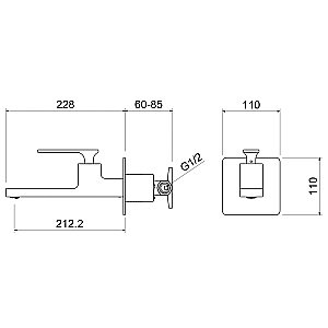 Смеситель для раковины Timo Torne 4372/00SM хром купить в интернет-магазине сантехники Sanbest