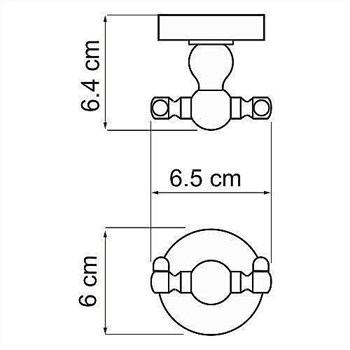 Крючок WasserKRAFT Diemel K-2223D купить в интернет-магазине сантехники Sanbest