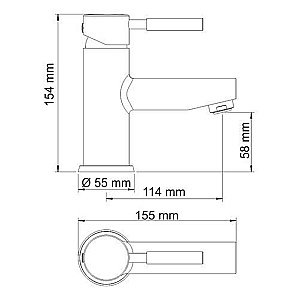 Смеситель для раковины WasserKRAFT Wern 4203 купить в интернет-магазине сантехники Sanbest