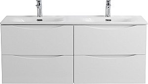 Тумба с раковиной BelBagno MARINO-CER-N-1200-4C-SO-BL-P Bianco Lucido для ванной в интернет-магазине Sanbest