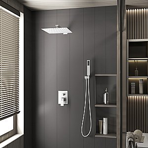 Душевая система D&K Bayern.Liszt DA1515708A04 белая матовая купить в интернет-магазине сантехники Sanbest