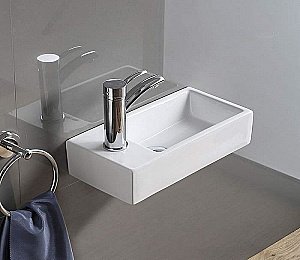 Раковина Ceramalux N 40,5 9048D белая купить в интернет-магазине Sanbest