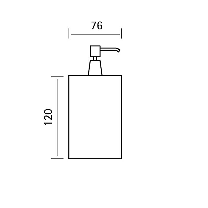 Диспенсер настольный Cisal XION XI090611D1 нержавеющая сталь купить в интернет-магазине сантехники Sanbest