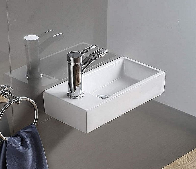 Раковина Ceramalux N 40,5 9048D белая купить в интернет-магазине Sanbest