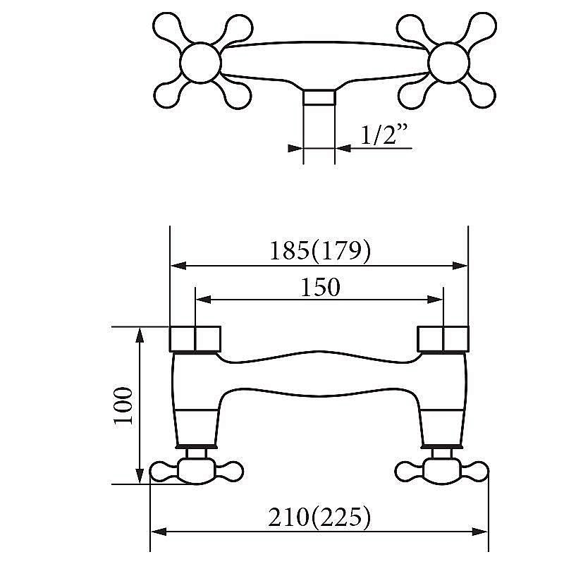 Смеситель для душа Veragio Agatha VR.AGT-3730.BR купить в интернет-магазине сантехники Sanbest