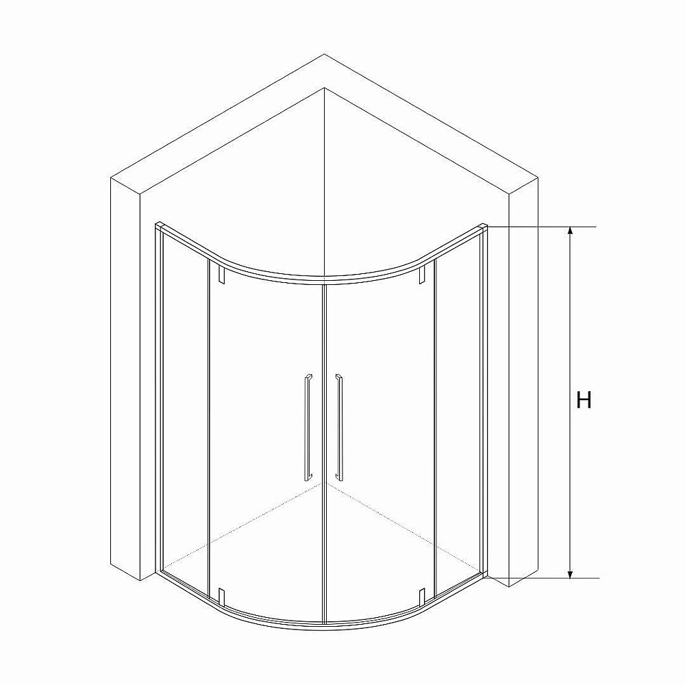 Душевой уголок RGW Stilvoll SV-53B 90x90 купить в интернет-магазине Sanbest