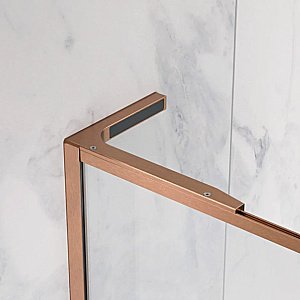 Душевое ограждение Radaway Modo F SL Brushed Copper II 115 стекло прозрачное/профиль брашированная медь купить в интернет-магазине Sanbest