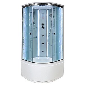 Душевая кабина DTO ЕМ4590 LED с гидромассажем 90х90 купить в интернет-магазине Sanbest