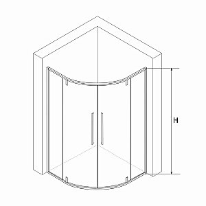 Душевой уголок RGW Stilvoll SV-53B 90x90 купить в интернет-магазине Sanbest