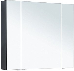 Зеркальный шкаф Aquanet Алвита New 100 Антрацит купить в интернет-магазине сантехники Sanbest
