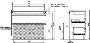 Тумба с раковиной Aquanet Нота New 100 344149+284116 светлый дуб для ванной в интернет-магазине Sanbest